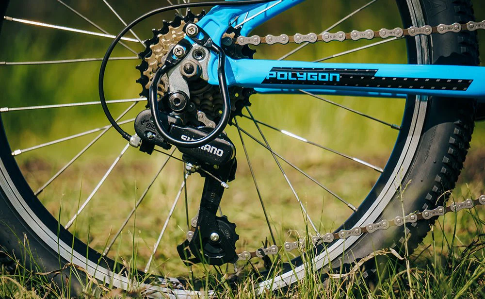 Polygon Premier 20 Ultralight Kids Bike - Light Blue - Image 4