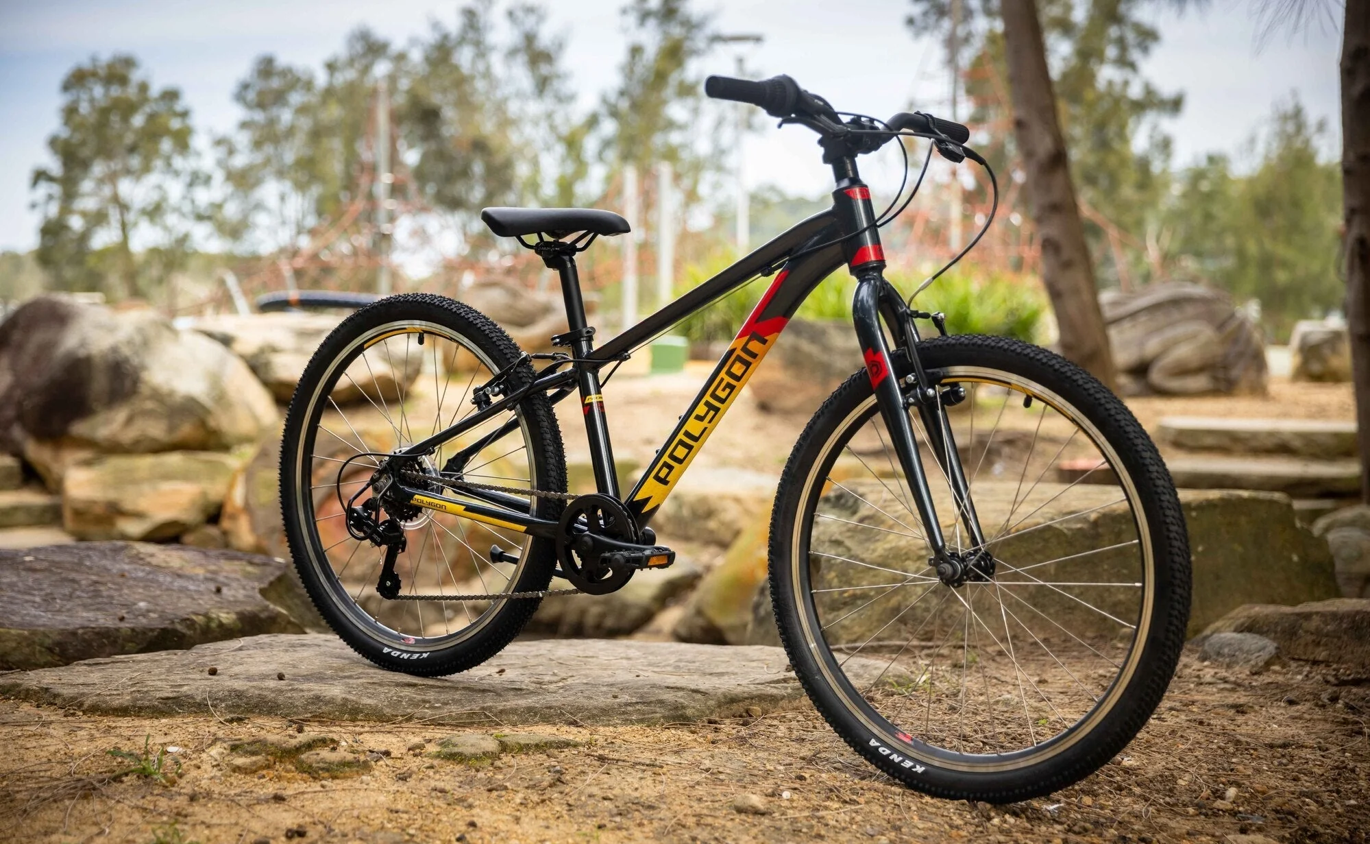Polygon Premier 24 Ultralight Kids Bike - Charcoal - Image 5