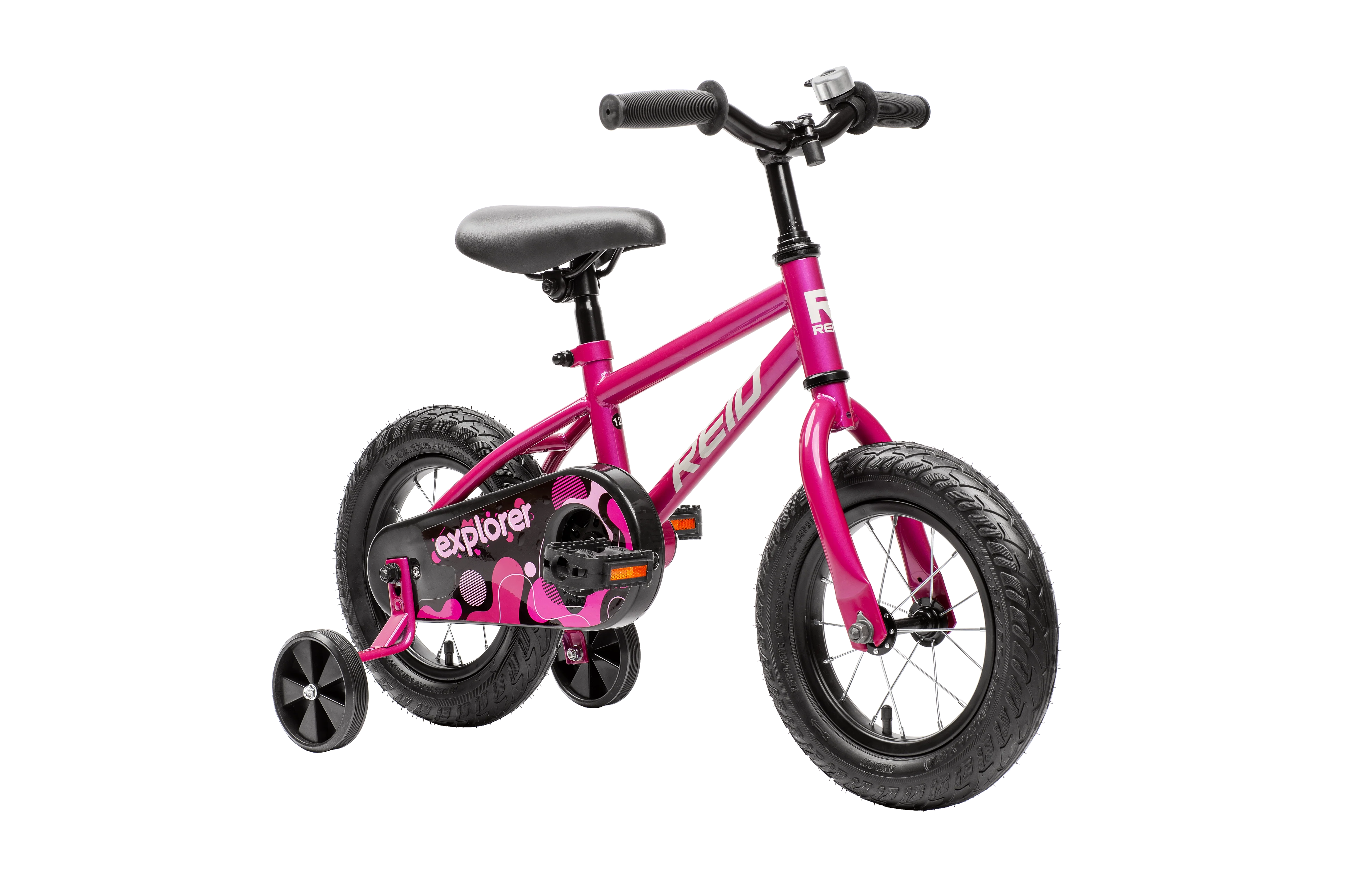 Explorer S 12" Kids Bike Pink - Image 3