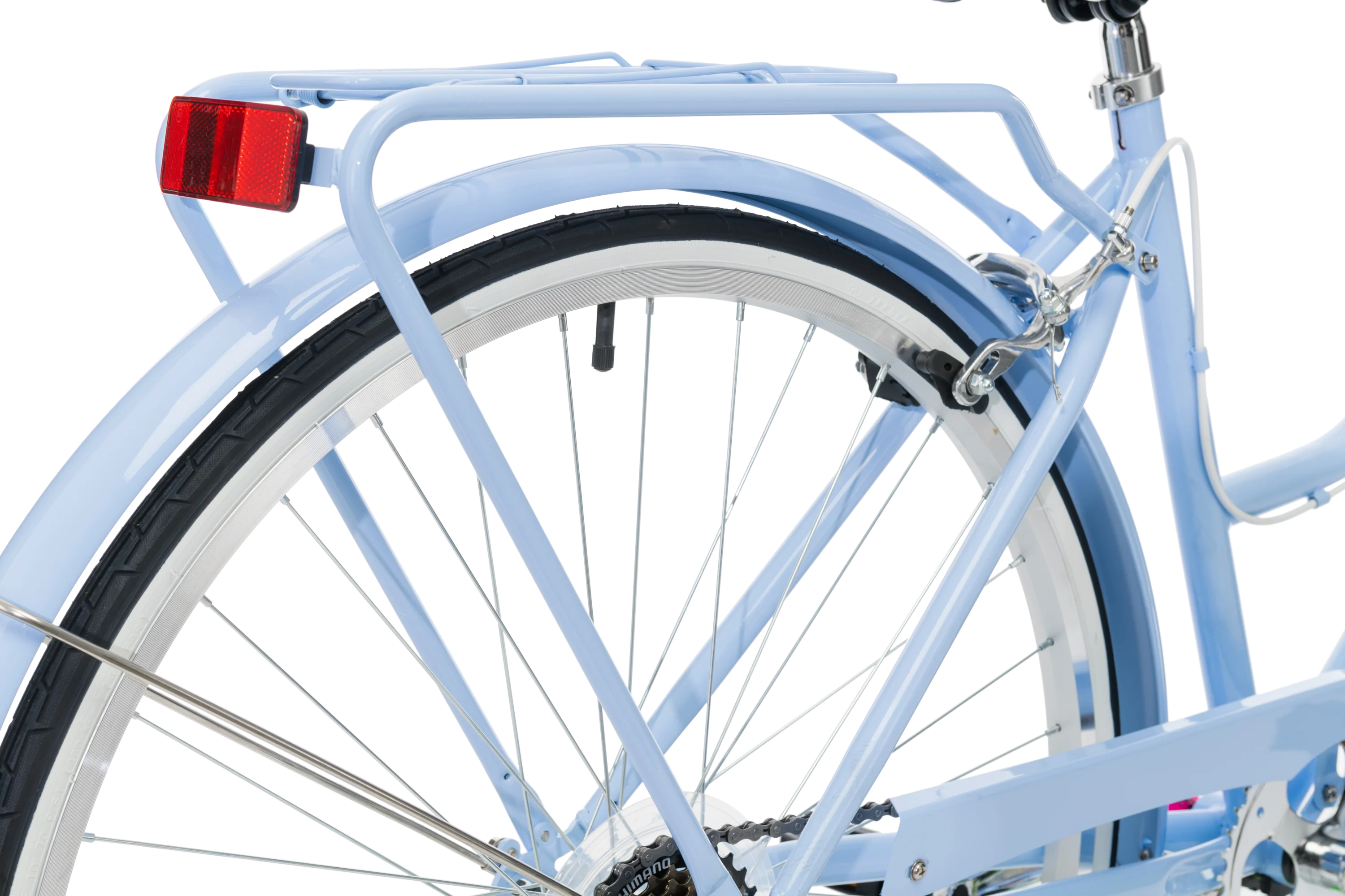 Ladies Classic Plus Vintage Bike Sky Blue - Image 5