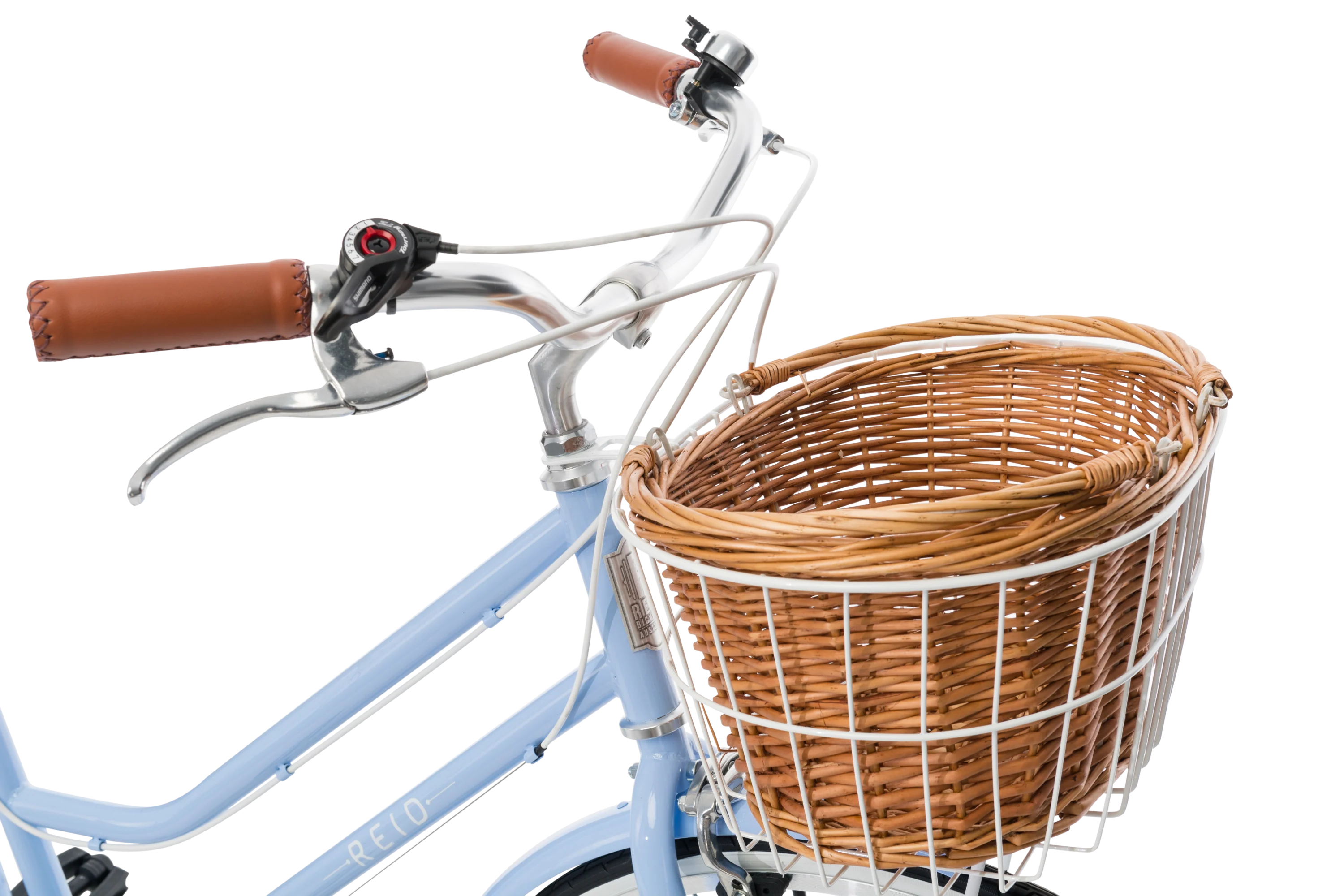 Ladies Classic Plus Vintage Bike Sky Blue - Image 7