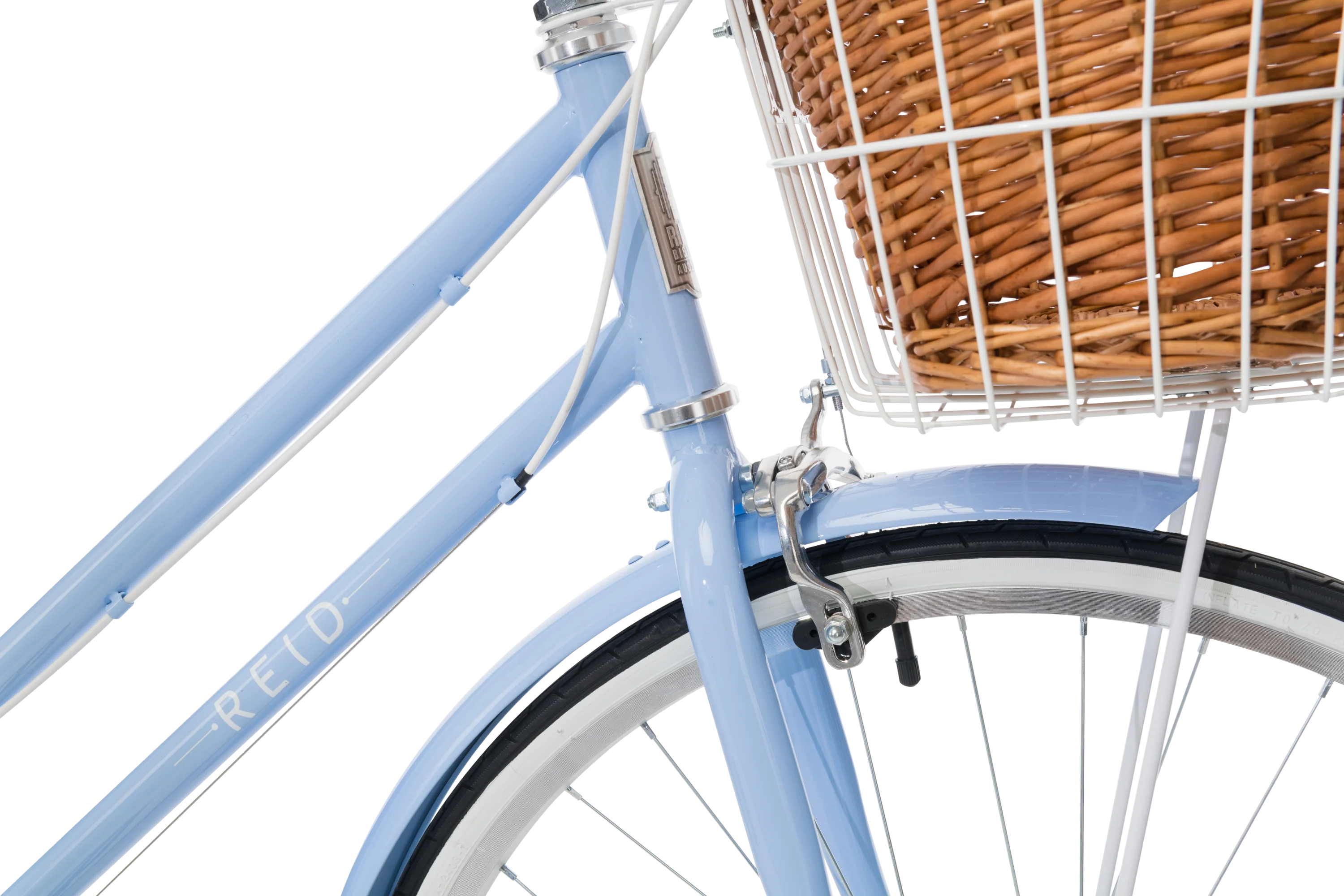 Ladies Classic Plus Vintage Bike Sky Blue - Image 8