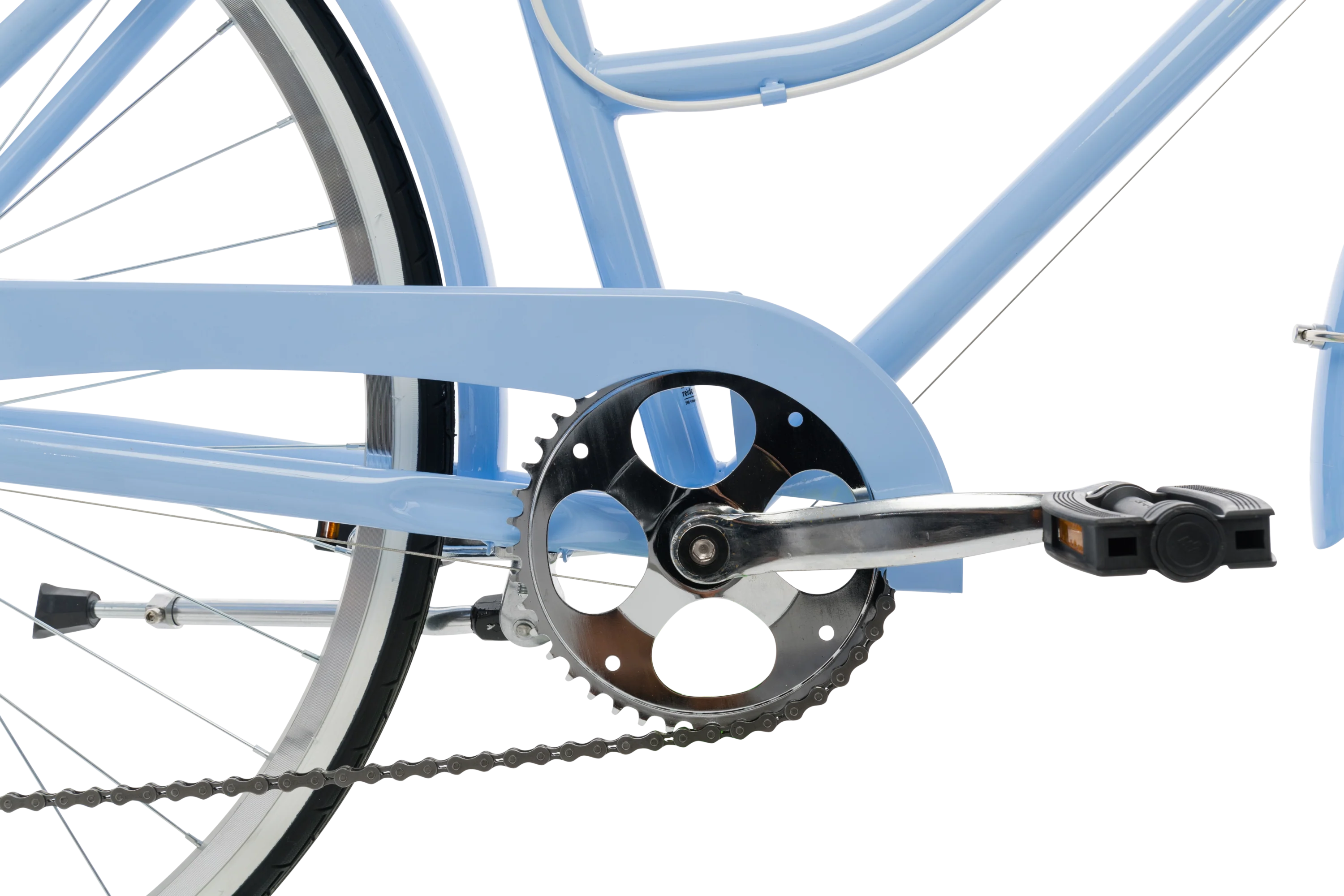 Ladies Classic Plus Vintage Bike Sky Blue - Image 9