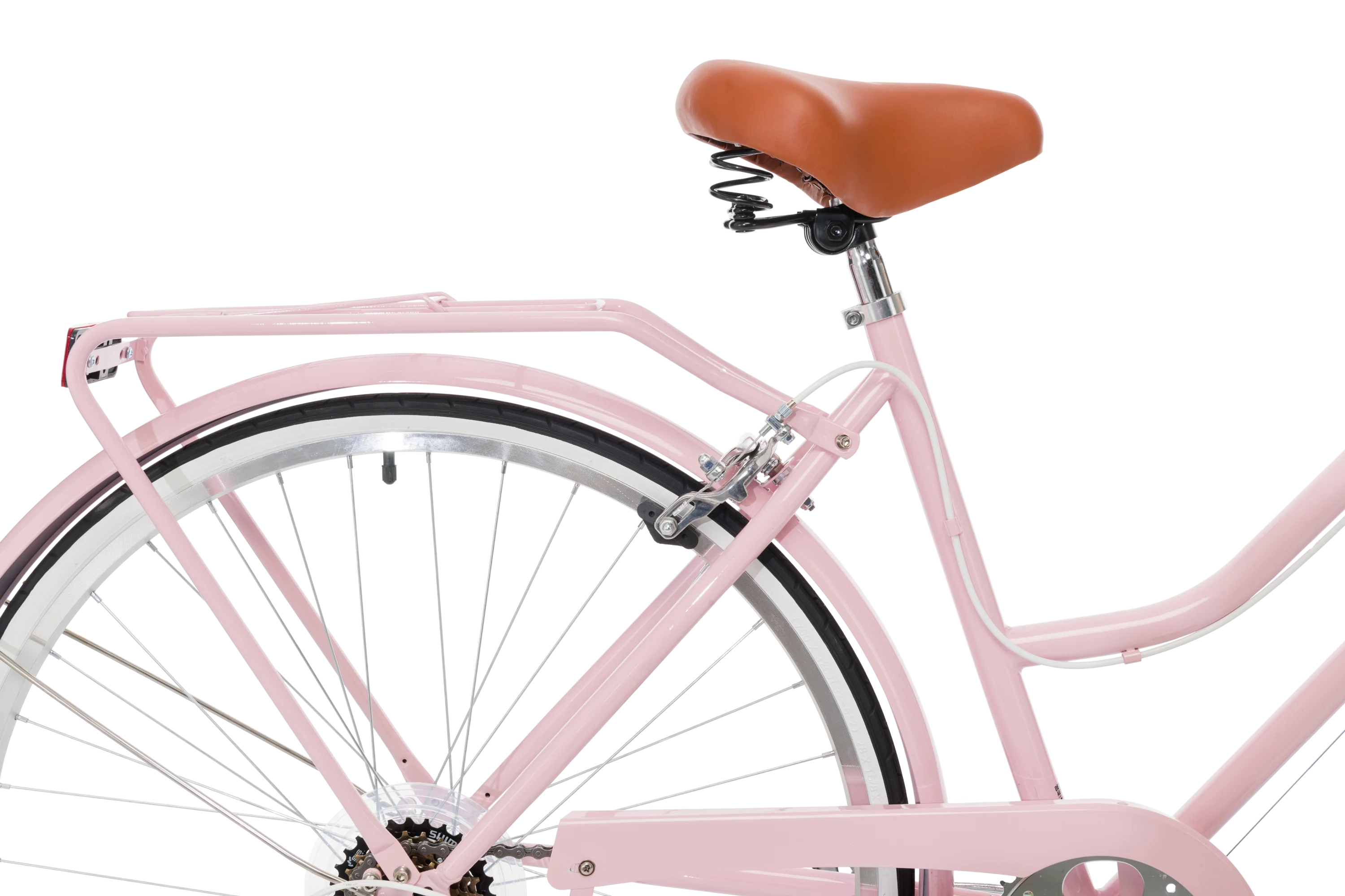 Ladies Classic Plus Vintage Bike Soft Pink - Image 10