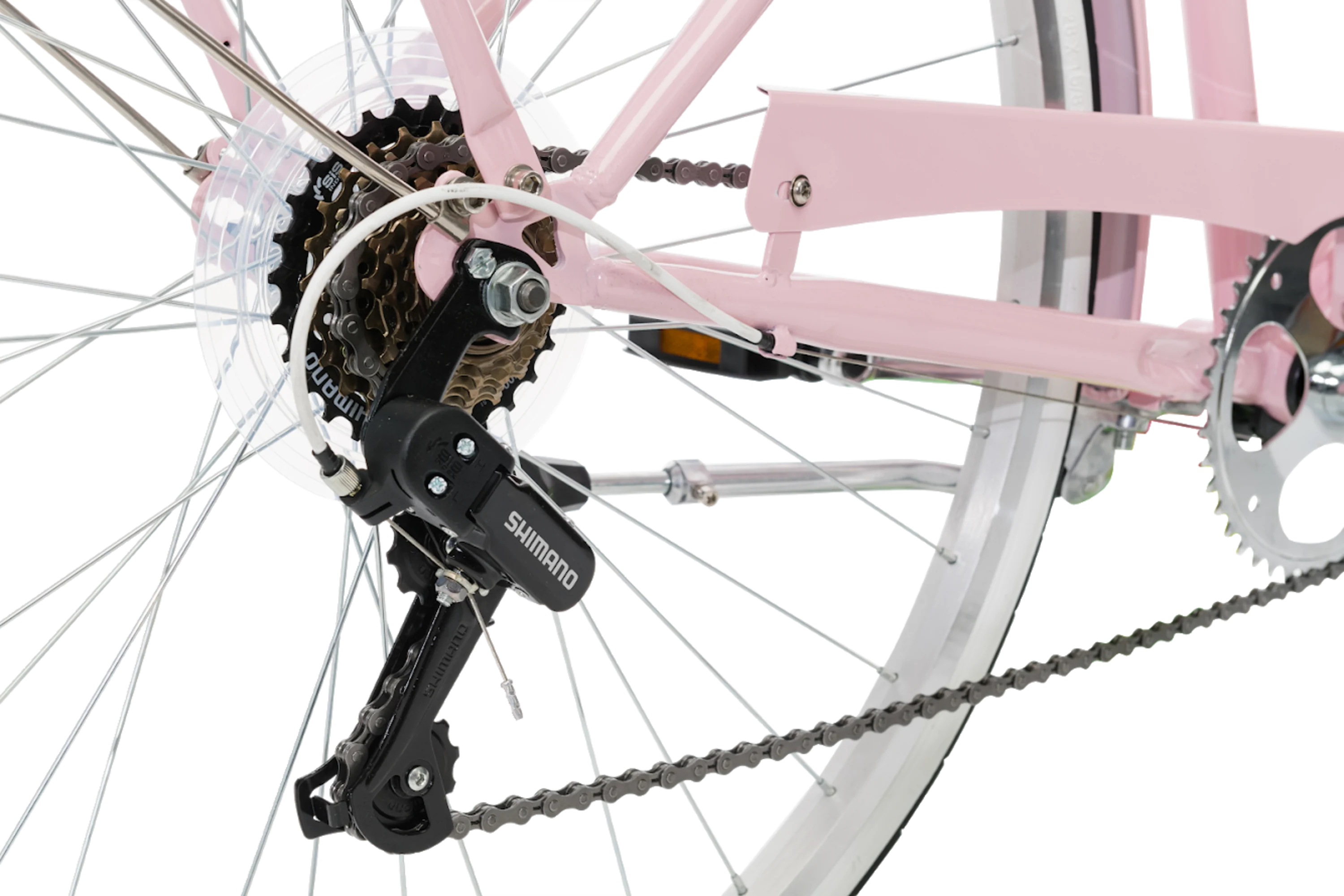 Ladies Classic Plus Vintage Bike Soft Pink - Image 6