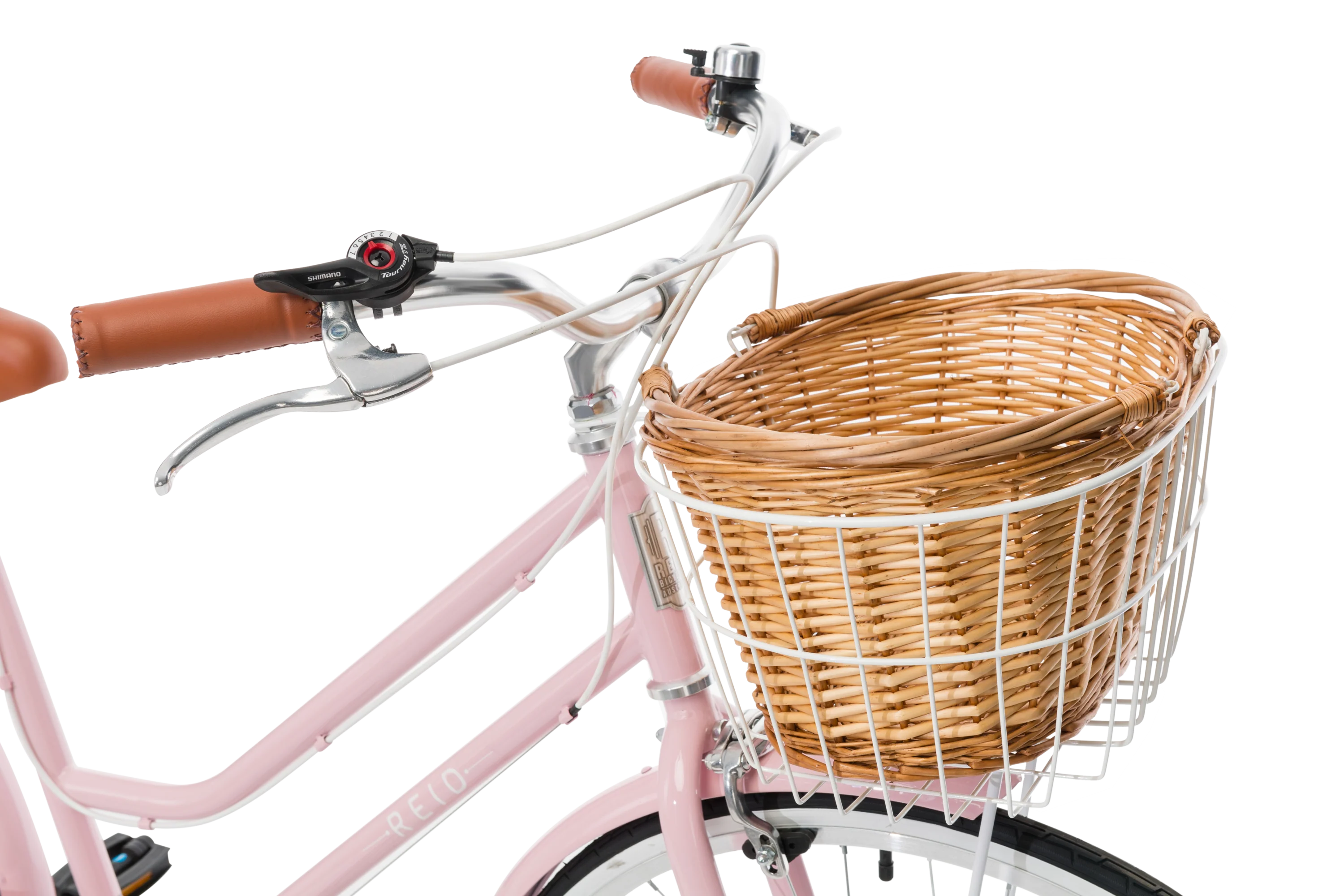 Ladies Classic Plus Vintage Bike Soft Pink - Image 7