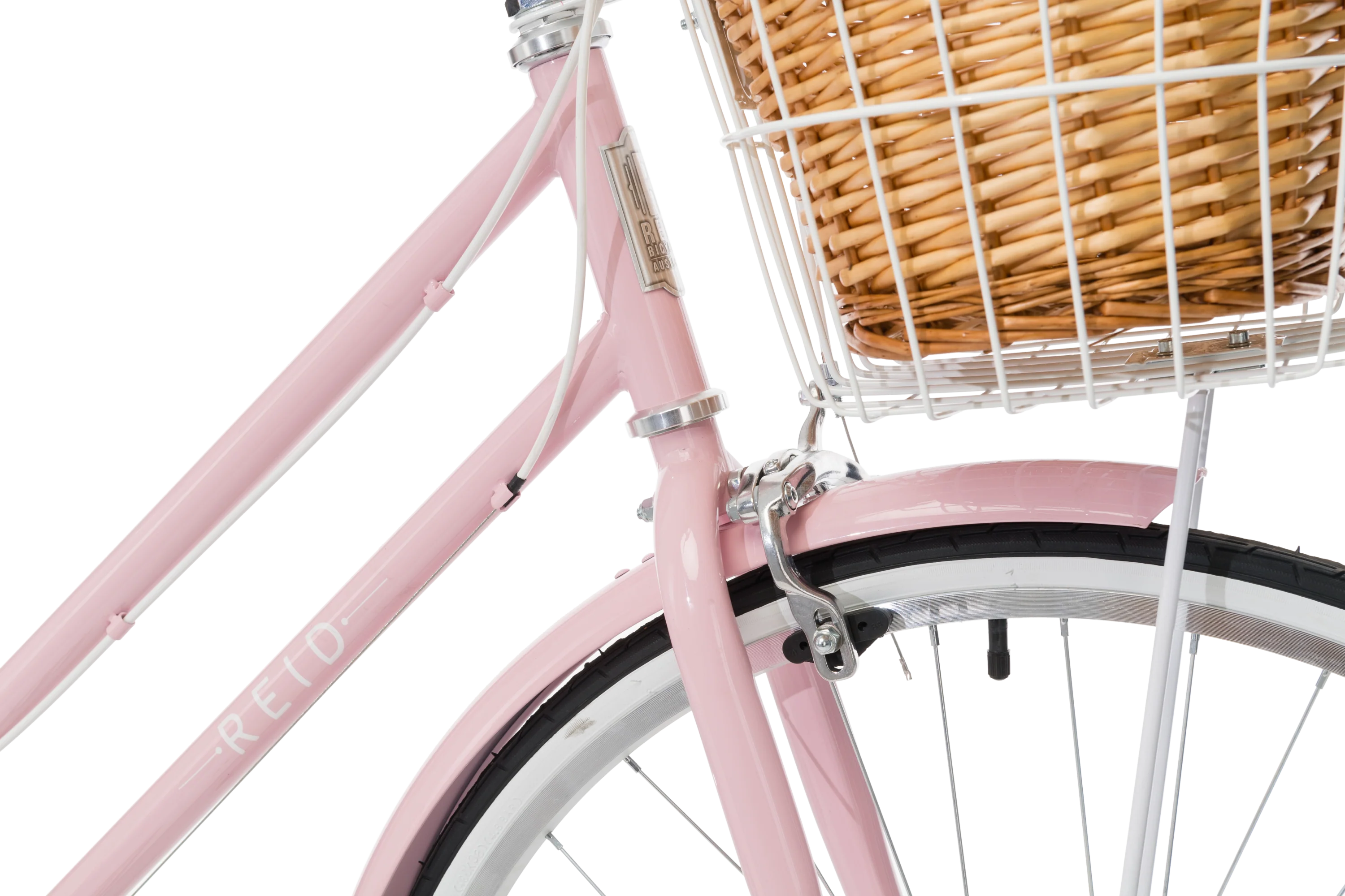 Ladies Classic Plus Vintage Bike Soft Pink - Image 8