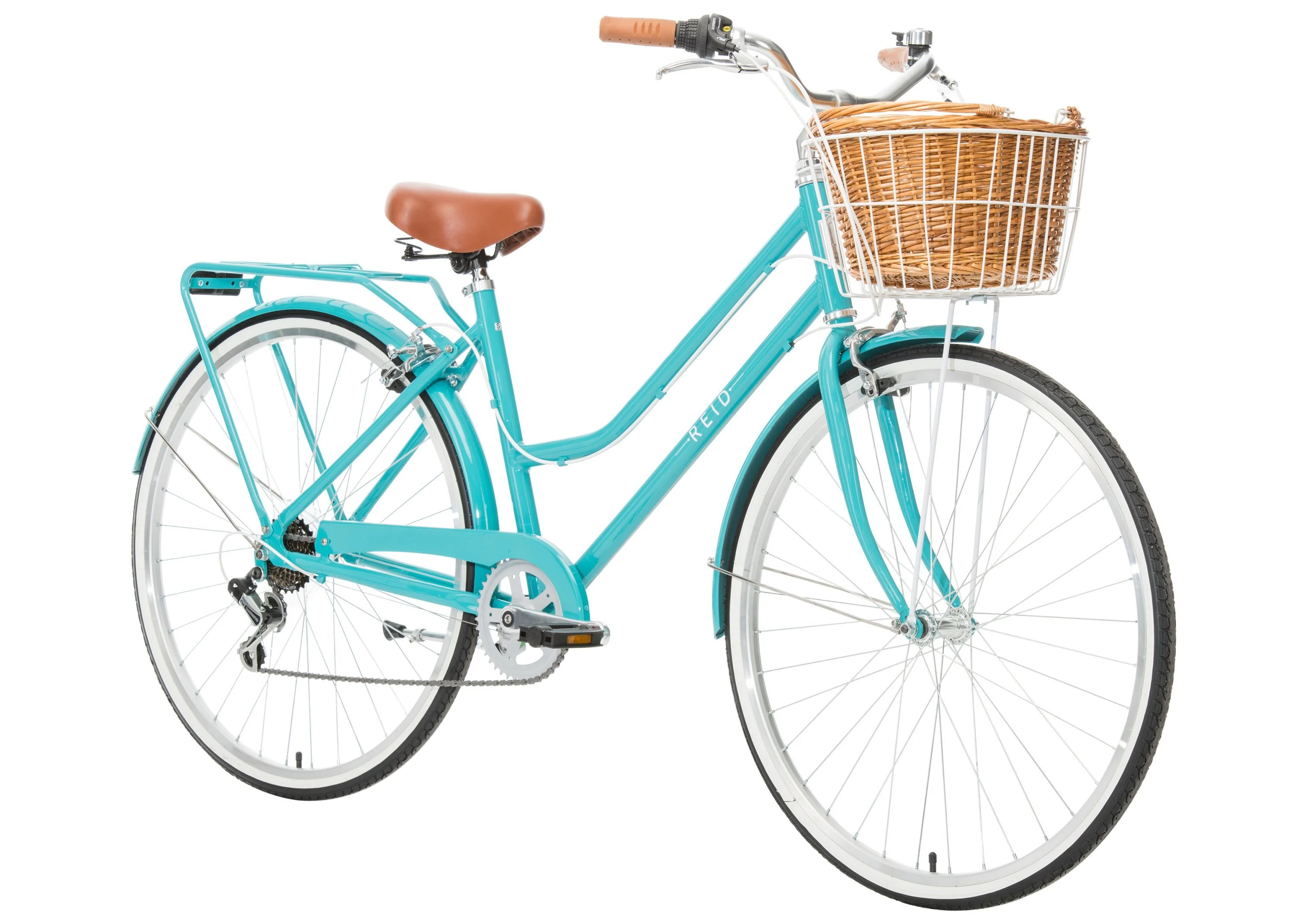 Ladies Classic Plus Vintage Bike Turquoise - Image 3