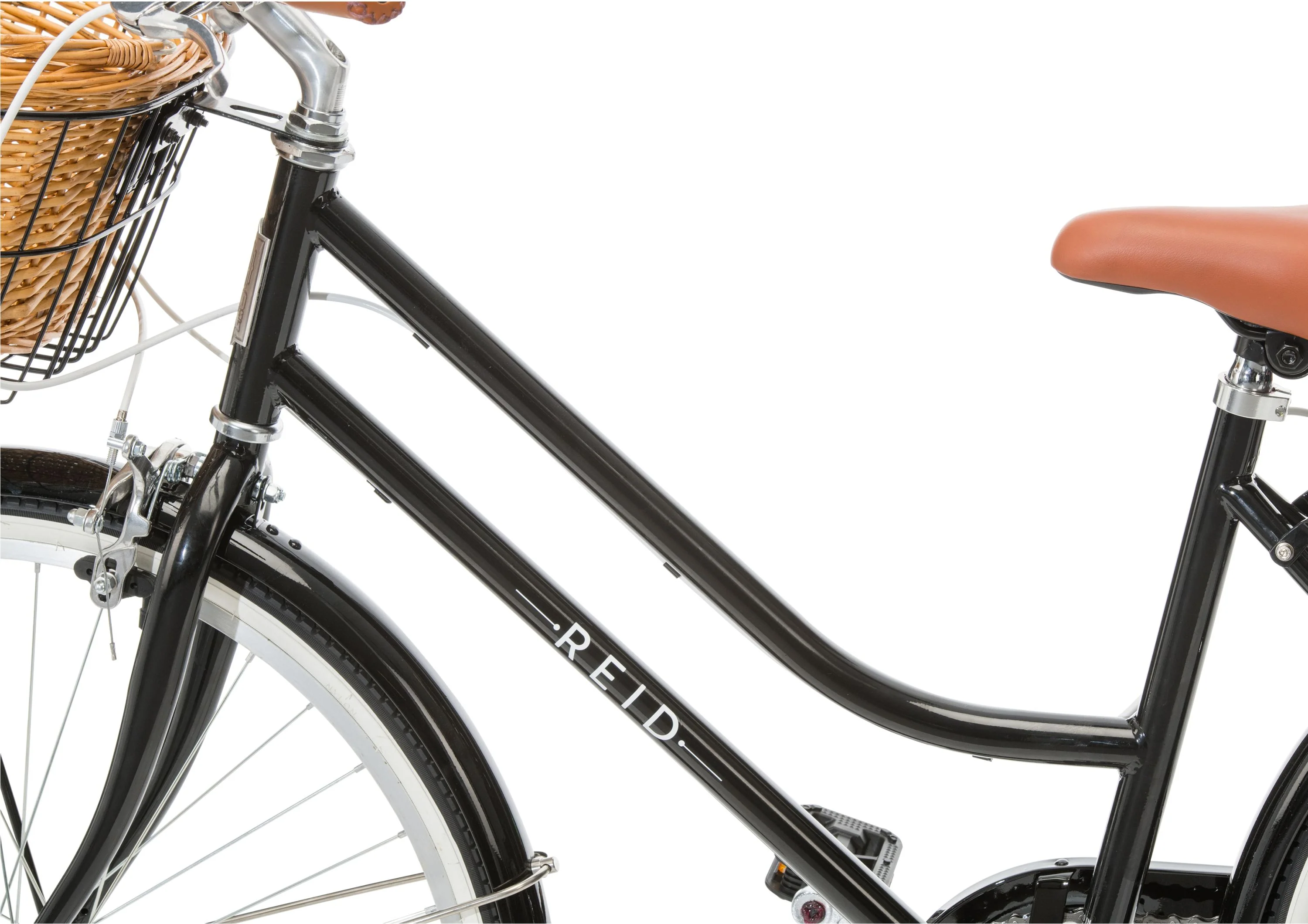 Ladies Petite 24" Vintage Bike Black - Image 3