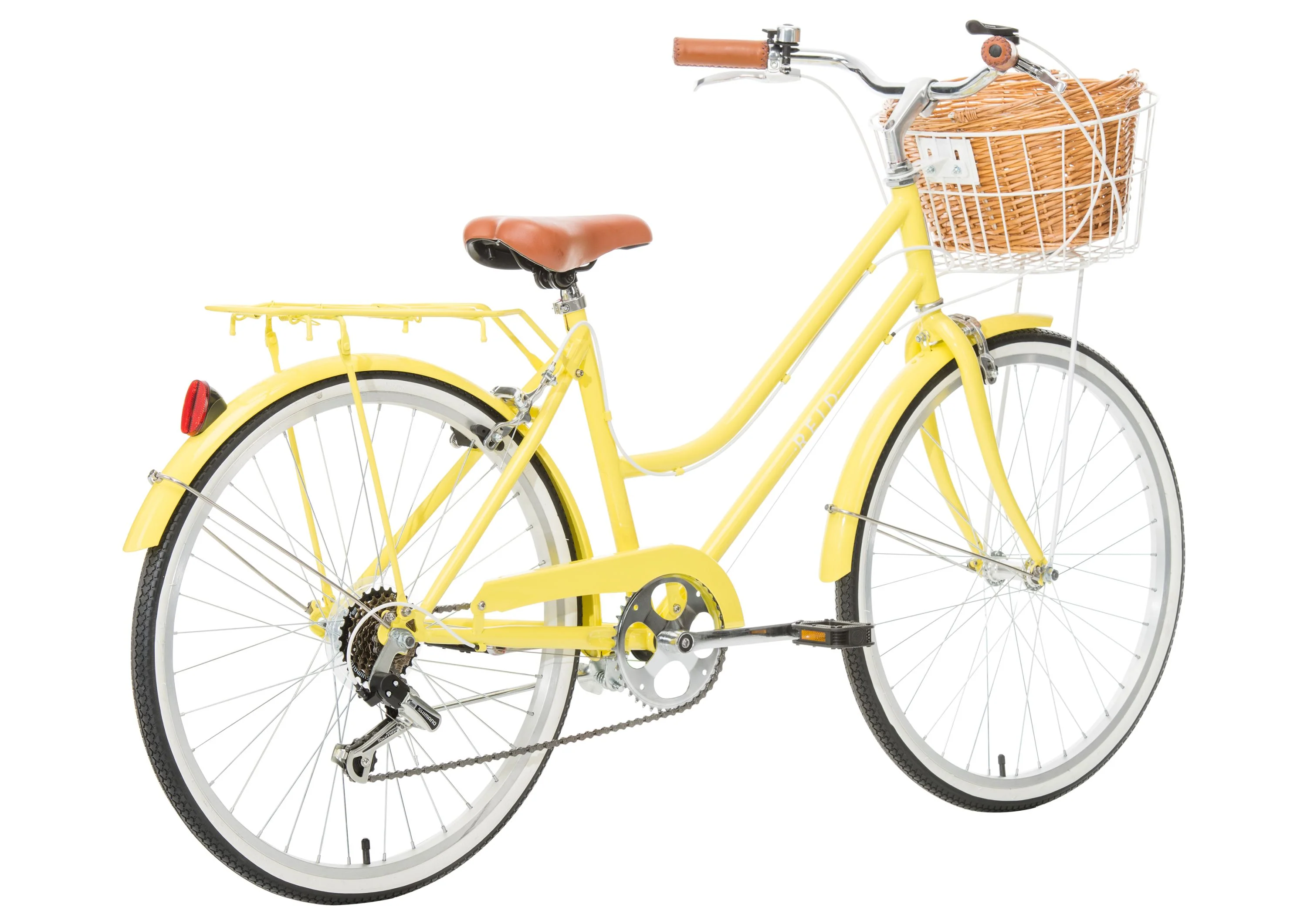 Ladies Petite 24" Vintage Bike Lemon - Image 3