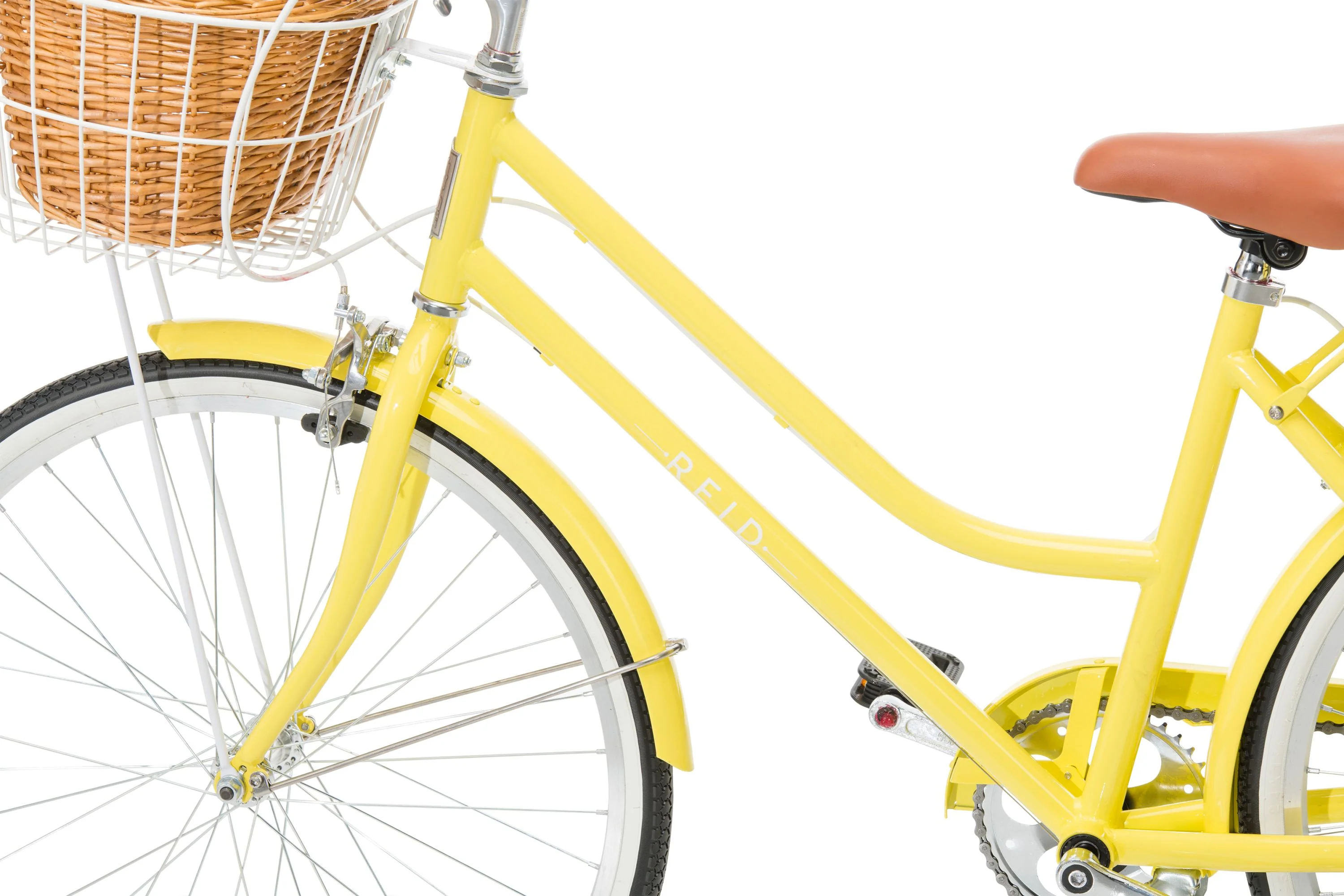Ladies Petite 24" Vintage Bike Lemon - Image 4