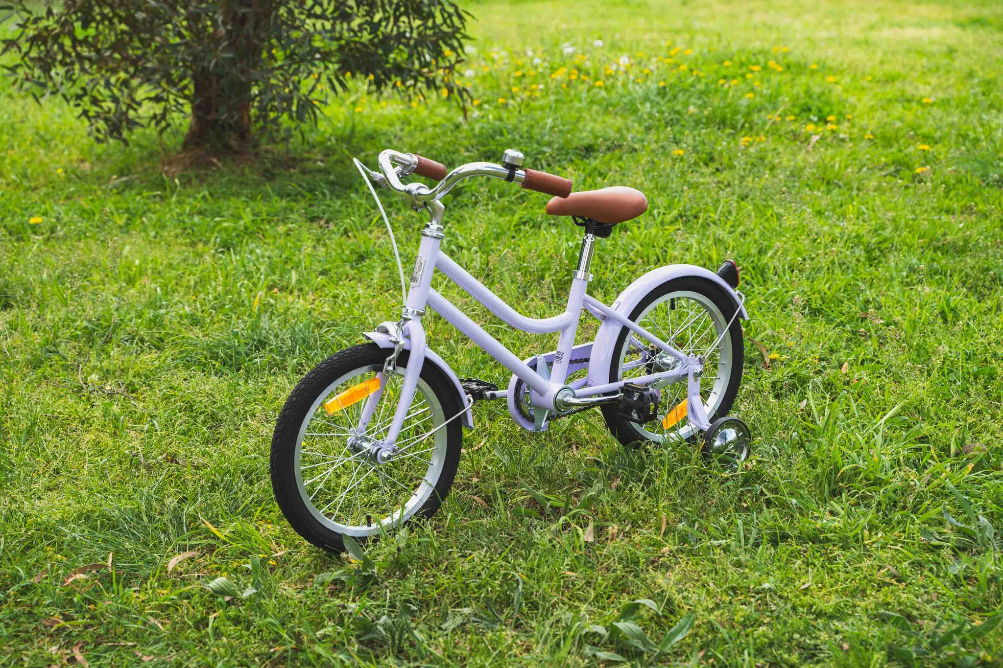 Girls Classic 16" Vintage Bike Lavender - Image 3