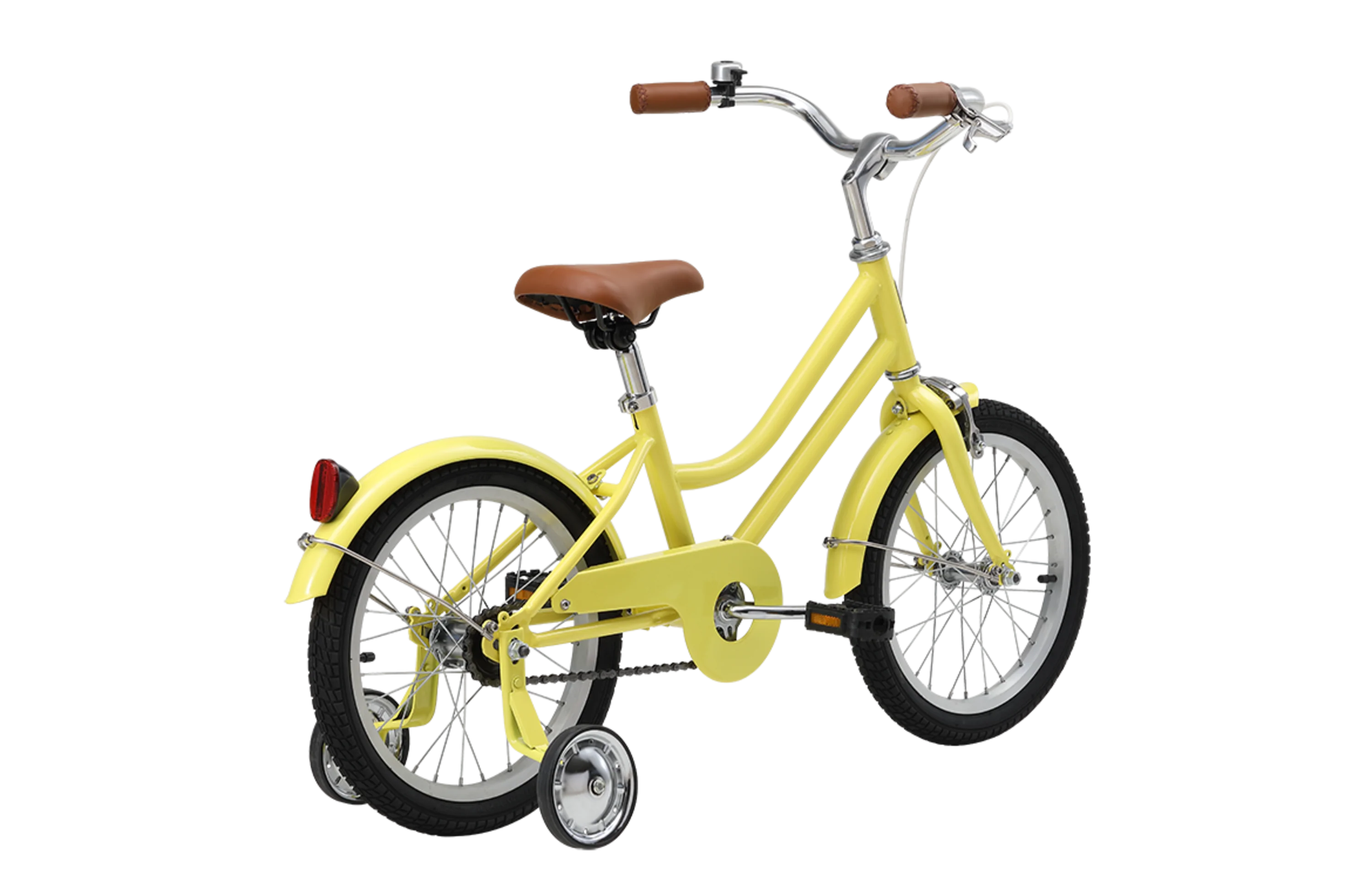 Girls Classic 16" Vintage Bike Lemon - Image 4