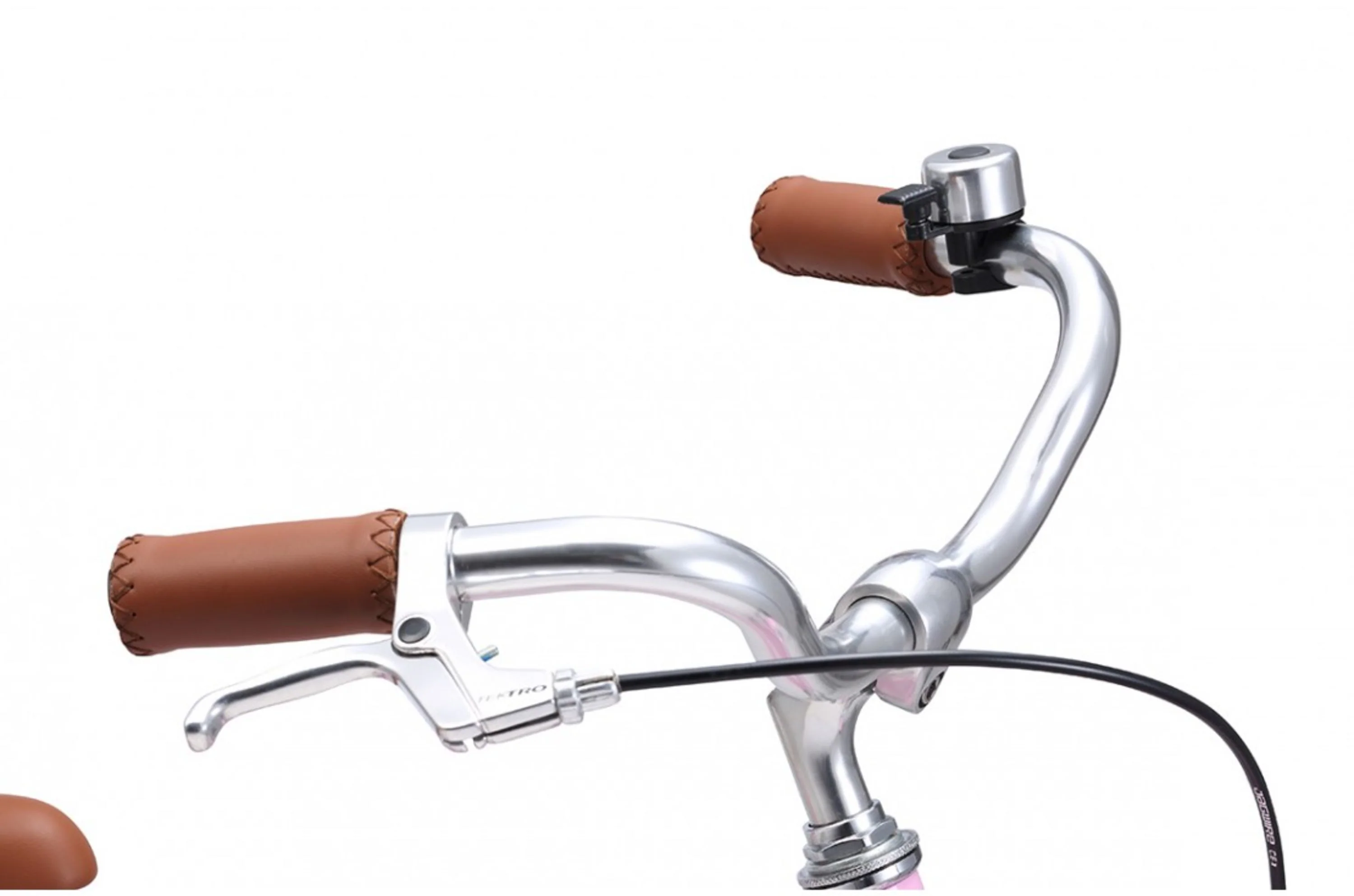 Girls Classic 16" Vintage Bike Pink - Image 3
