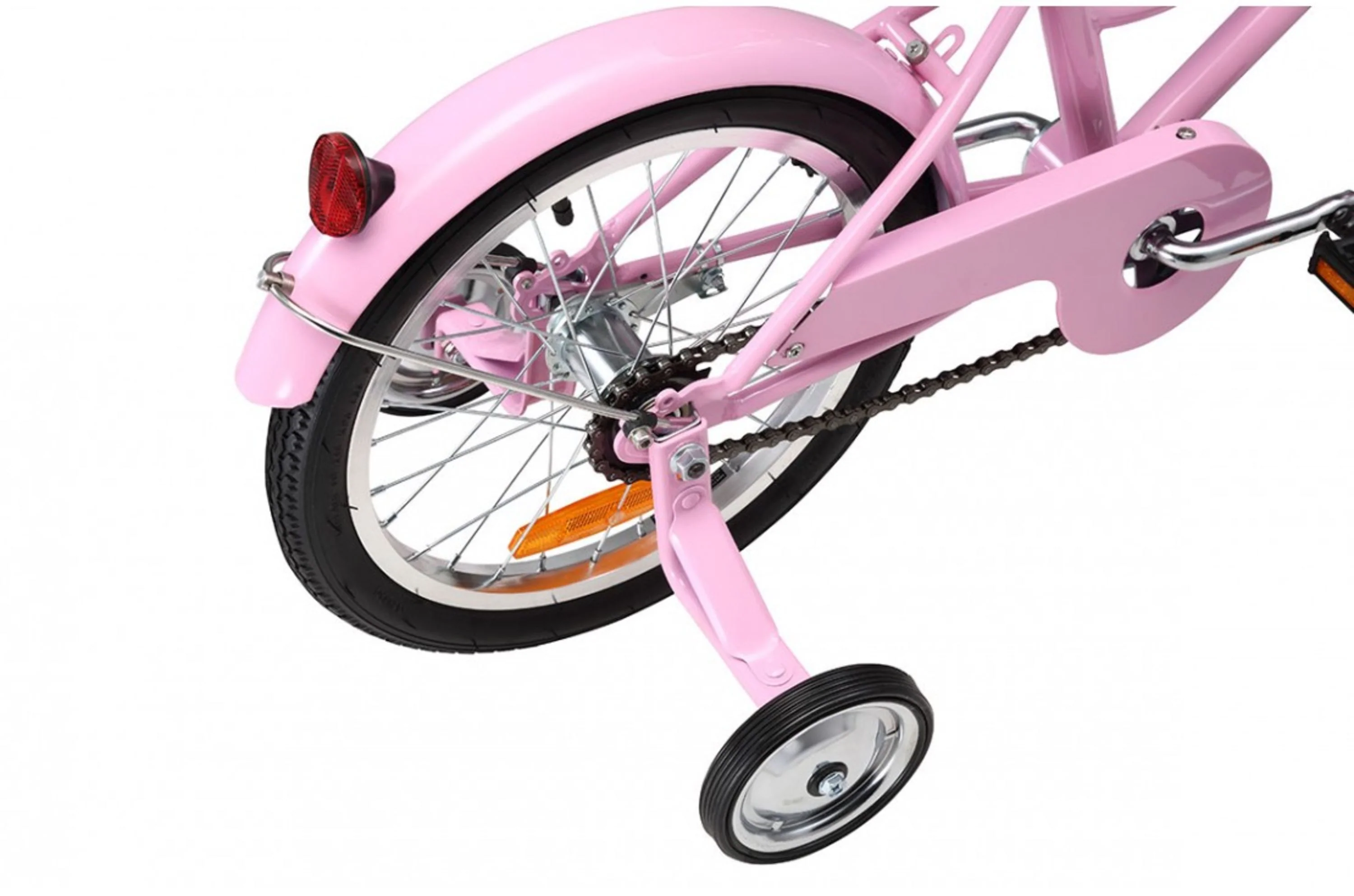 Girls Classic 16" Vintage Bike Pink - Image 7