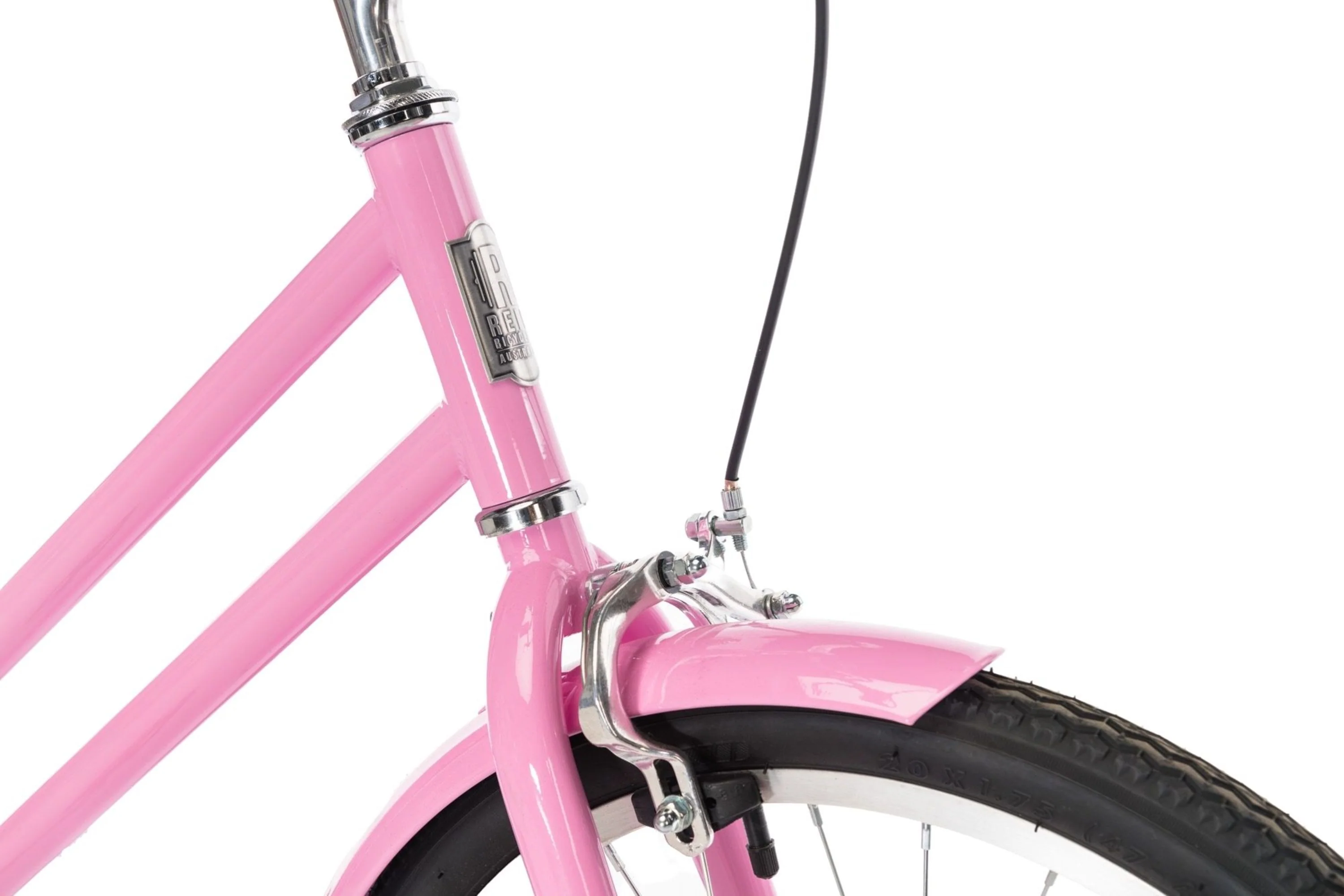 Girls Classic 20" Vintage Bike Pink - Image 3