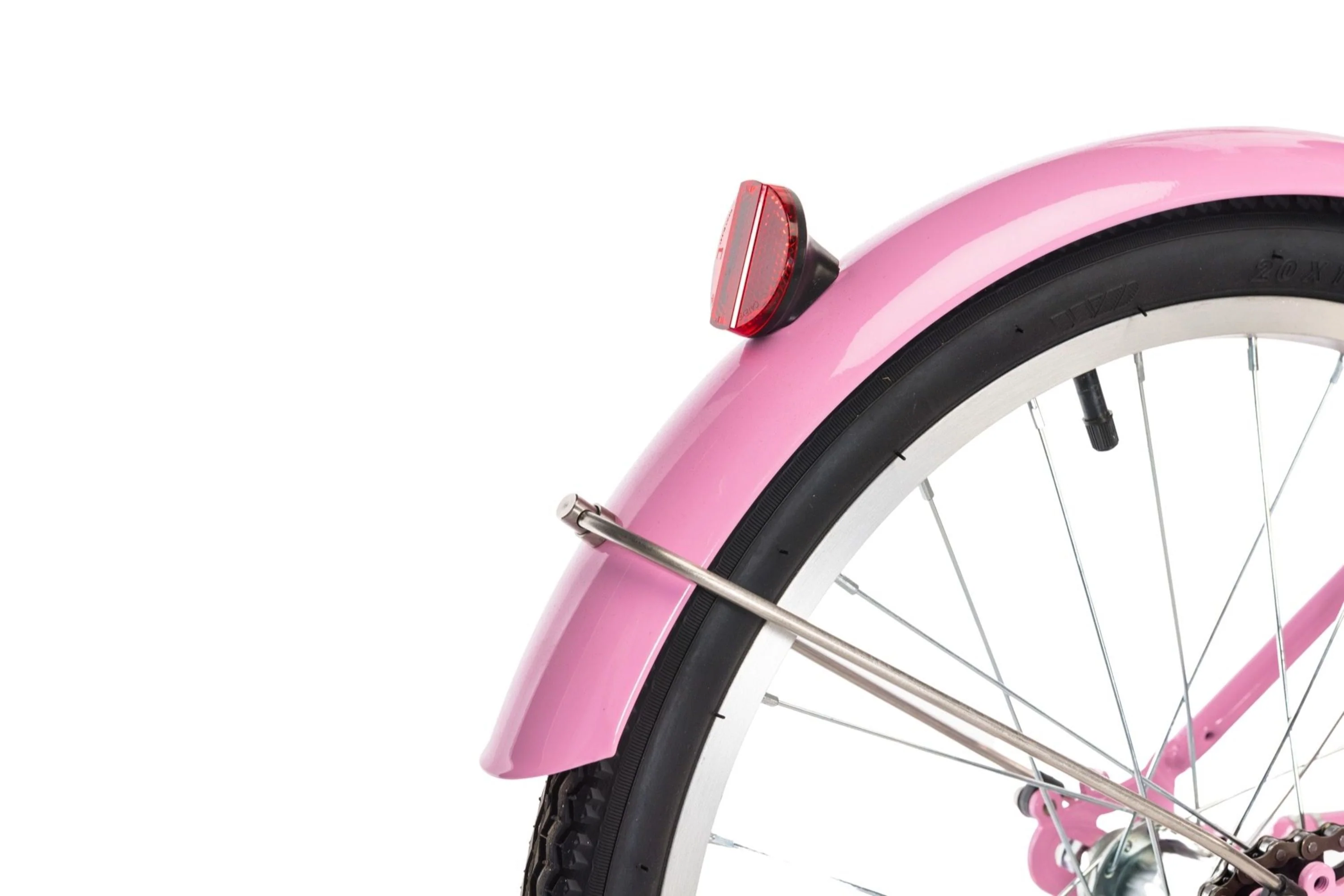 Girls Classic 20" Vintage Bike Pink - Image 4