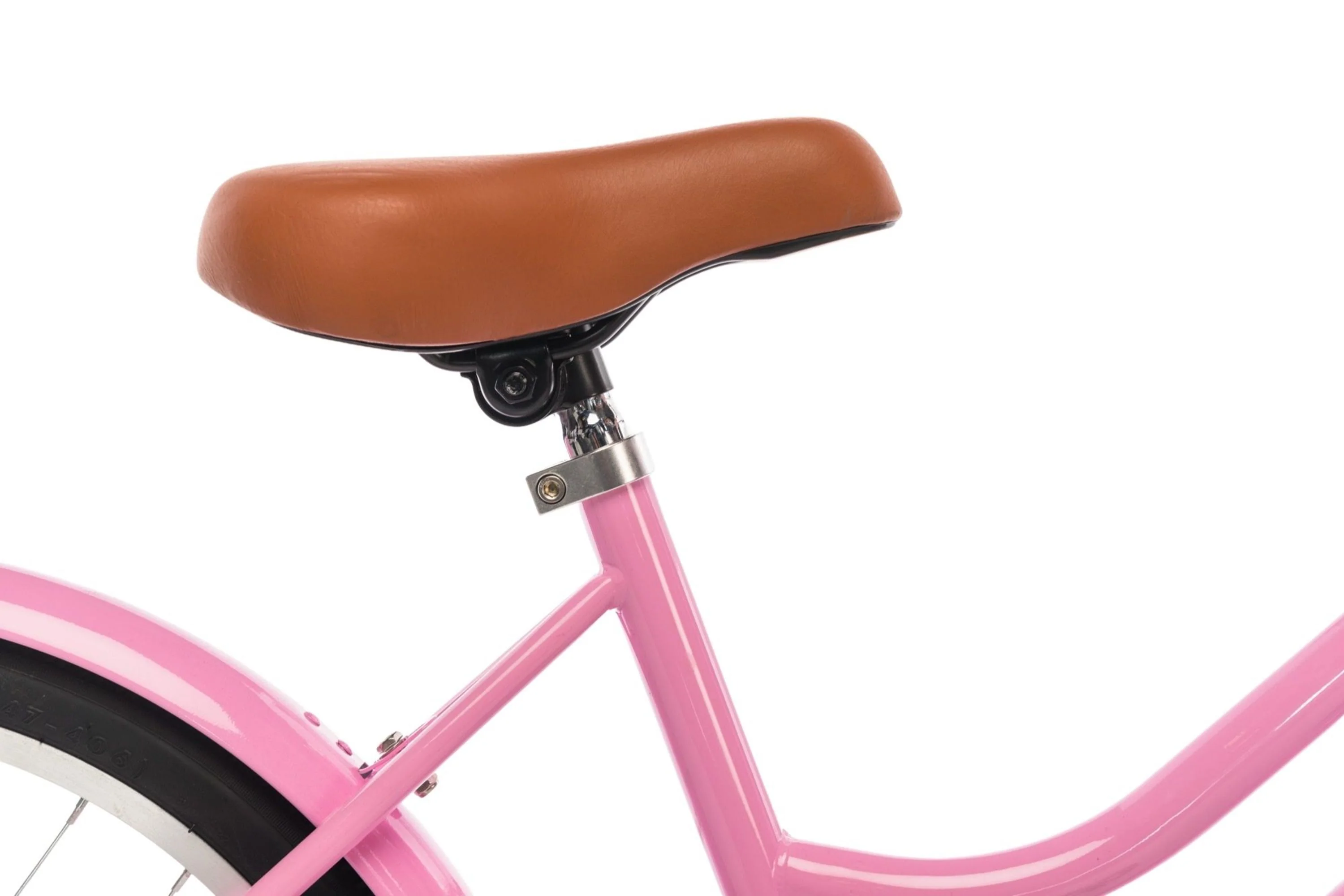 Girls Classic 20" Vintage Bike Pink - Image 5