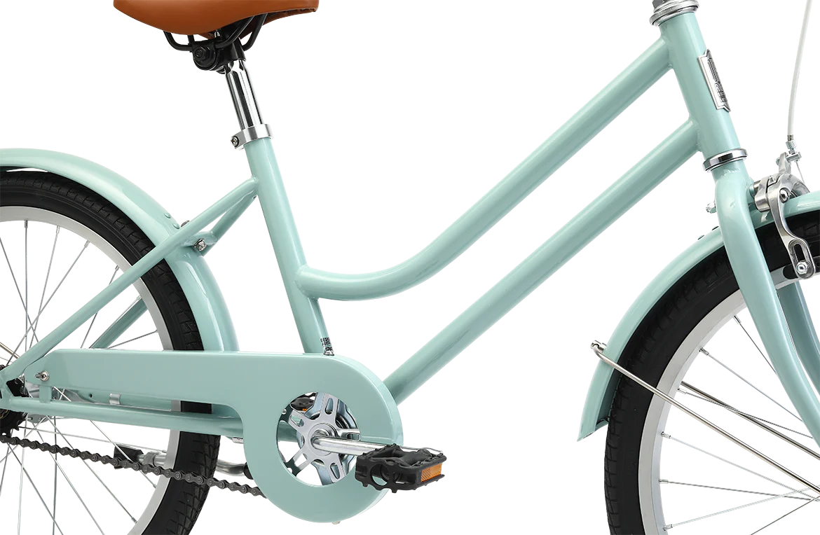 Girls Classic 20" Vintage Bike Sage - Image 7